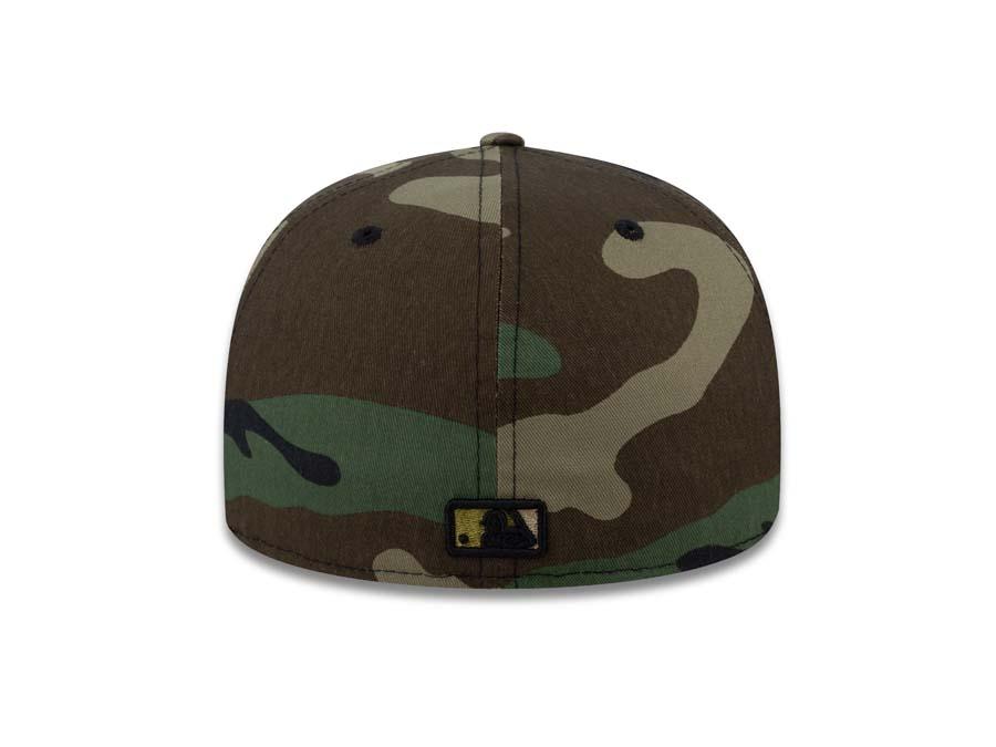 San Diego Padres New Era MLB 59Fifty 5950 Fitted Cap Hat Camo Crown/Visor Black Logo