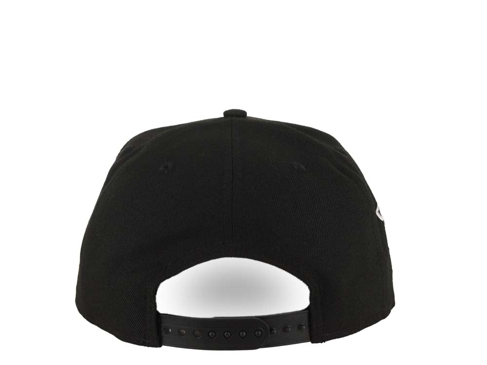 Los Angeles Dodgers New Era MLB 9FIFTY 950 Snapback A-Frame Cap Hat Black Crown/Visor Shohei Ohtani Logo Ohtani Side Patch Gray UV