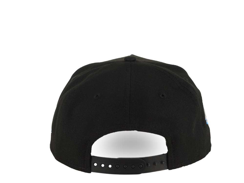 San Diego Padres New Era MLB 9FORTY 940 Adjustable A-Frame Cap Hat Black Crown/Visor Black/Cardinal Blue Logo 1992 All-Star Game Side Patch Blue UV