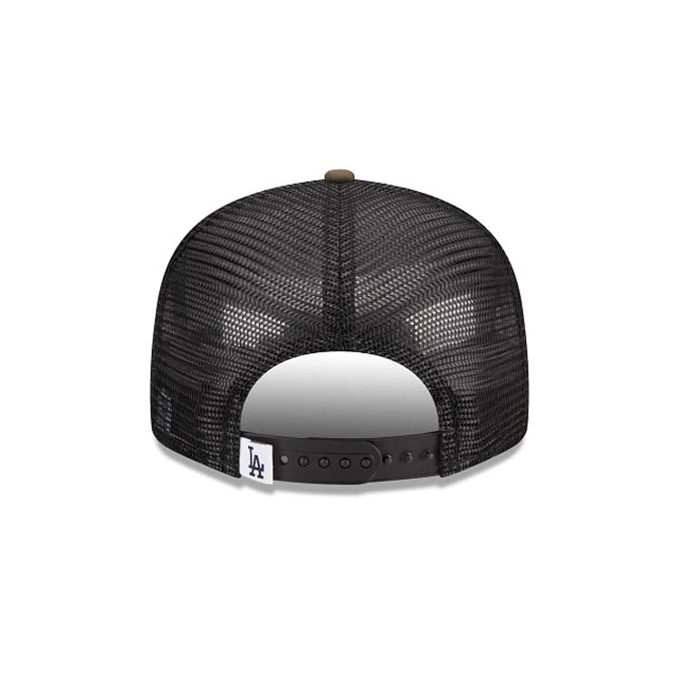 Los Angeles Dodgers New Era MLB 9FIFTY 950 Snapback Mesh/Trucker Cap Hat Camo Crown/Visor White Logo Gray UV