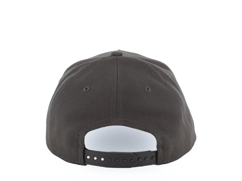 Los Angeles Dodgers New Era MLB 9FORTY 940 Adjustable A-Frame Cap Hat Dark Gray Crown/Visor White Upside Down Logo