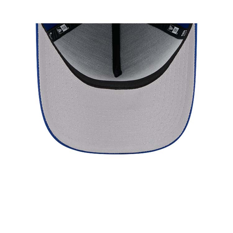 New York Yankees New Era MLB 9FORTY 940 Adjustable A-Frame Cap Hat Royal Blue Crown/Visor White Logo Gray