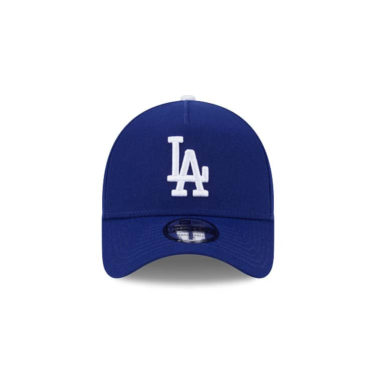 Los Angeles Dodgers New Era MLB 9FORTY 940 Adjustable Cap A-Frame Hat Royal Blue Crown/Visor White Logo Gray UV