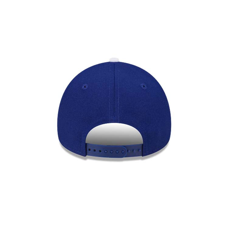 Los Angeles Dodgers New Era MLB 9FORTY 940 Adjustable Cap A-Frame Hat Royal Blue Crown/Visor White Logo Gray UV