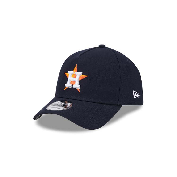 Houston Astros New Era MLB 9FORTY 940 Adjustable A-Frame Cap Hat Navy Blue Crown/Visor Team Color Logo