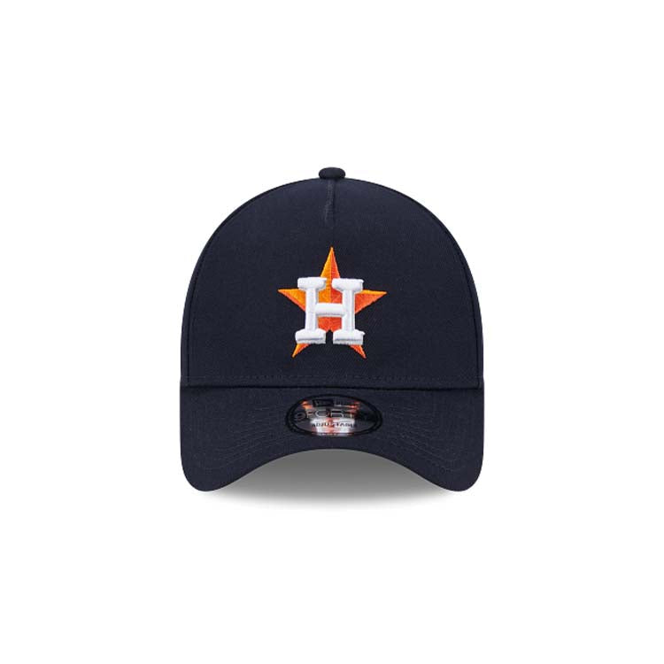 Houston Astros New Era MLB 9FORTY 940 Adjustable A-Frame Cap Hat Navy Blue Crown/Visor Team Color Logo
