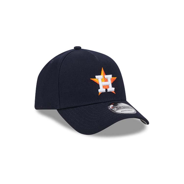 Houston Astros New Era MLB 9FORTY 940 Adjustable A-Frame Cap Hat Navy Blue Crown/Visor Team Color Logo