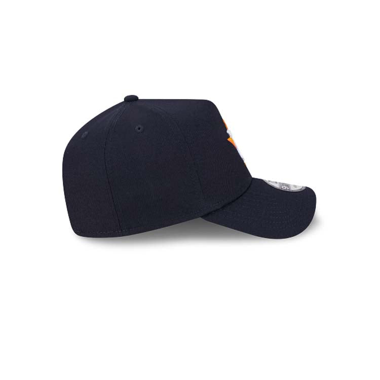 Houston Astros New Era MLB 9FORTY 940 Adjustable A-Frame Cap Hat Navy Blue Crown/Visor Team Color Logo