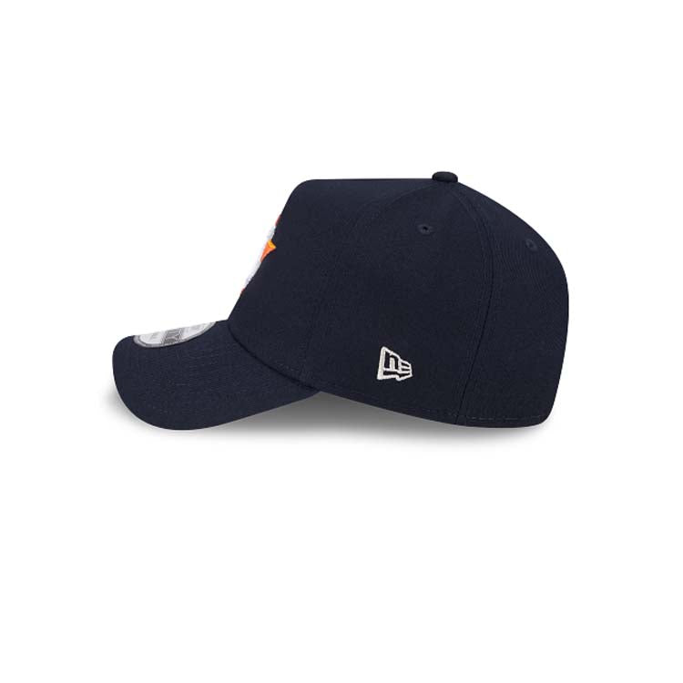 Houston Astros New Era MLB 9FORTY 940 Adjustable A-Frame Cap Hat Navy Blue Crown/Visor Team Color Logo