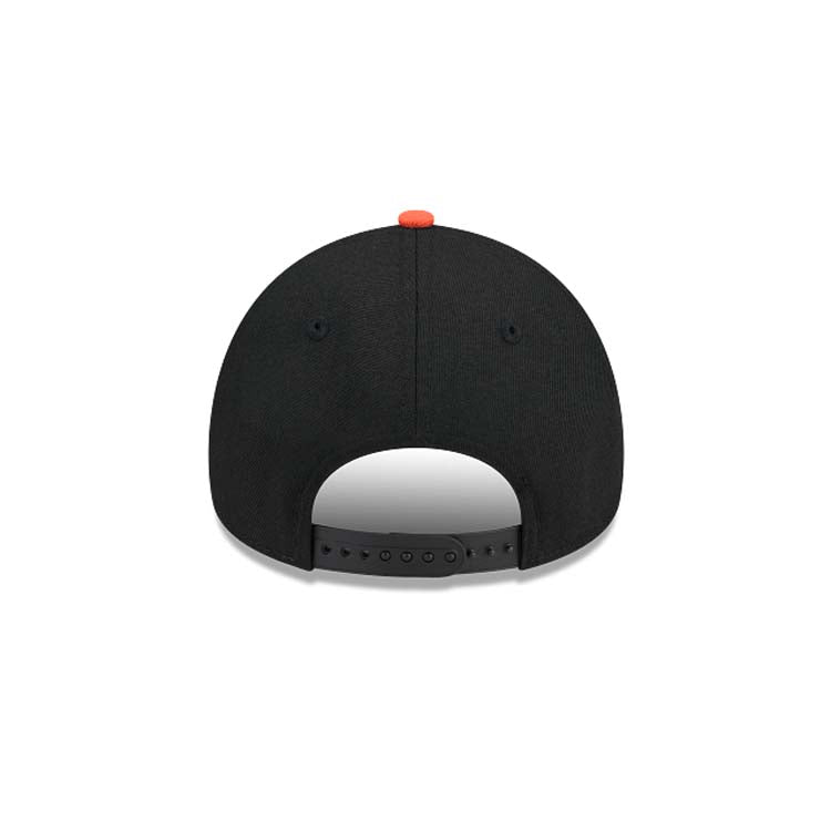 San Francisco Giants New Era MLB 9FORTY 940 Adjustable A-Frame Cap Hat Black Crown/Visor Orange Logo