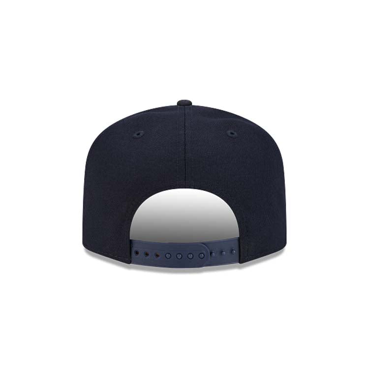 New York Yankees New Era MLB 9FIFTY 950 Snapback A-Frame Cap Hat Navy Blue Crown/Visor White Logo