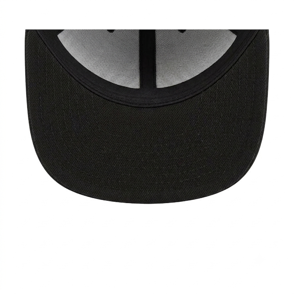 San Diego Padres New Era MLB 9FIFTY 950 Snapback A-Frame Cap Hat Black Crown/Visor Black Logo