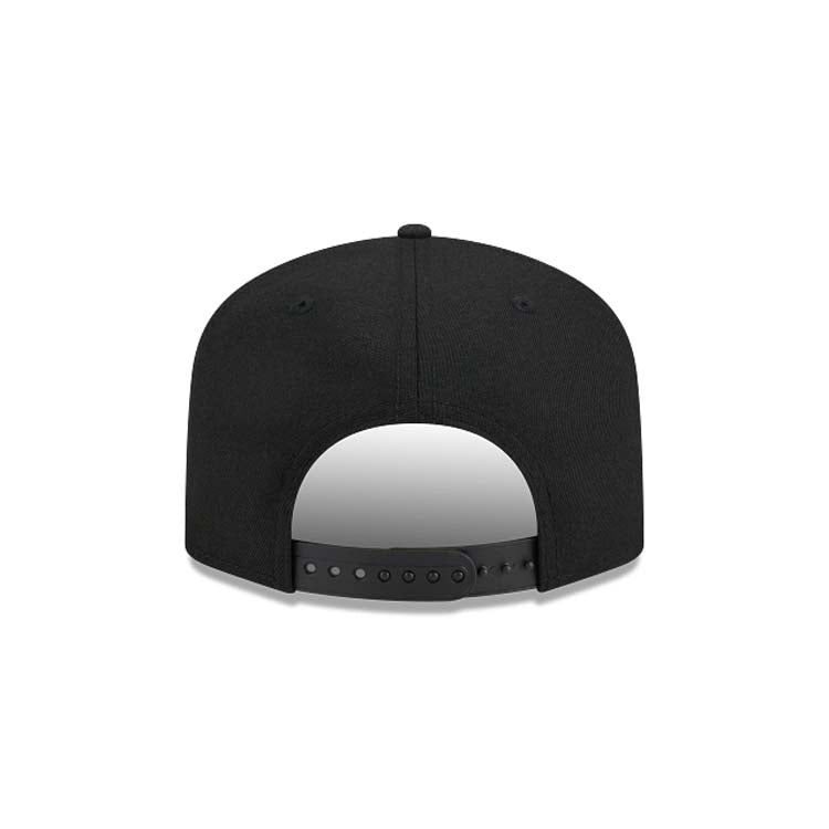 San Diego Padres New Era MLB 9FIFTY 950 Snapback A-Frame Cap Hat Black Crown/Visor White Logo