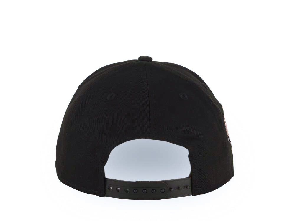 San Diego Padres New Era MLB 9FORTY 940 Adjustable A-Frame Cap Hat Black Crown/Visor White/Pink With Rose Logo 2016 All-Star Game Side Patch Gray UV