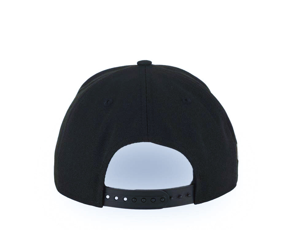 Chicago White Sox New Era MLB 9FORTY 940 Adjustable A-Frame Cap Hat Black Crown/Visor White/Red With Rose Logo 2005 World Series Side Patch Gray UV