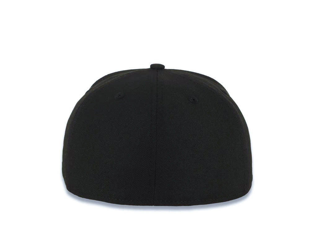 Los Angeles Dodgers New Era MLB 59FIFTY 5950 Fitted Cap Hat Black Crown/Visor White Upside Down Logo Batterman Batty Side Patch Green UV