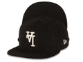 (Corduroy) Los Angeles Dodgers New Era MLB 59FIFTY 5950 Fitted Cap Hat Black Crown/Visor White Upside Down Logo Black UV