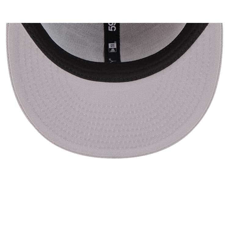 Los Angeles Dodgers New Era MLB 59FIFTY 5950 Fitted Cap Hat Gray Crown/Visor White Logo (2024 City Connect)