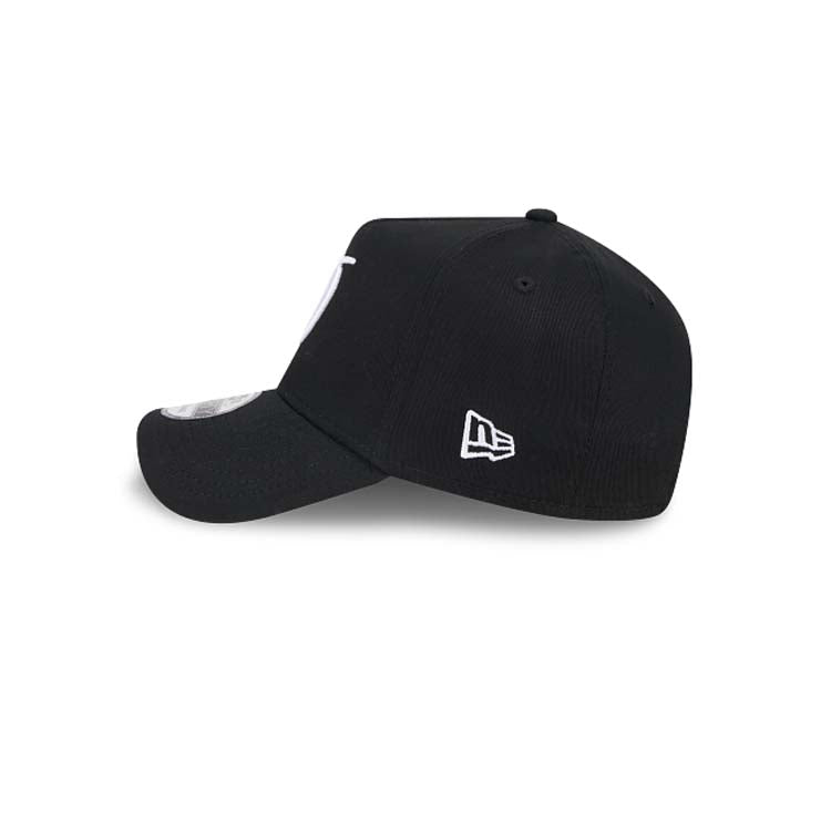 Los Angeles Dodgers New Era MLB 9FORTY 940 Adjustable A-Frame Cap Hat Black Crown/Visor White Logo (2024 City Connect)