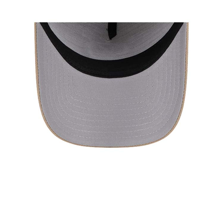 Los Angeles Dodgers New Era MLB 9FORTY 940 Adjustable A-Frame Cap Hat Khaki Crown/Visor White Logo (2024 City Connect)
