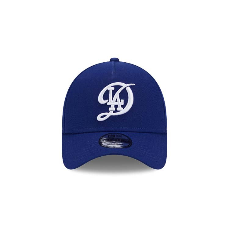 Los Angeles Dodgers New Era MLB 9FORTY 940 Adjustable A-Frame Cap Hat Royal Blue Crown/Visor White Logo (2024 City Connect)
