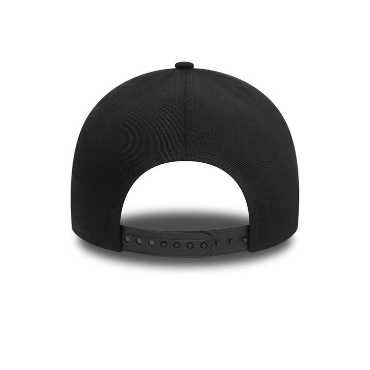 New York Yankees New Era MLB 9FORTY 940 Adjustable A-Frame Cap Hat Black Crown/Visor Yellow Logo