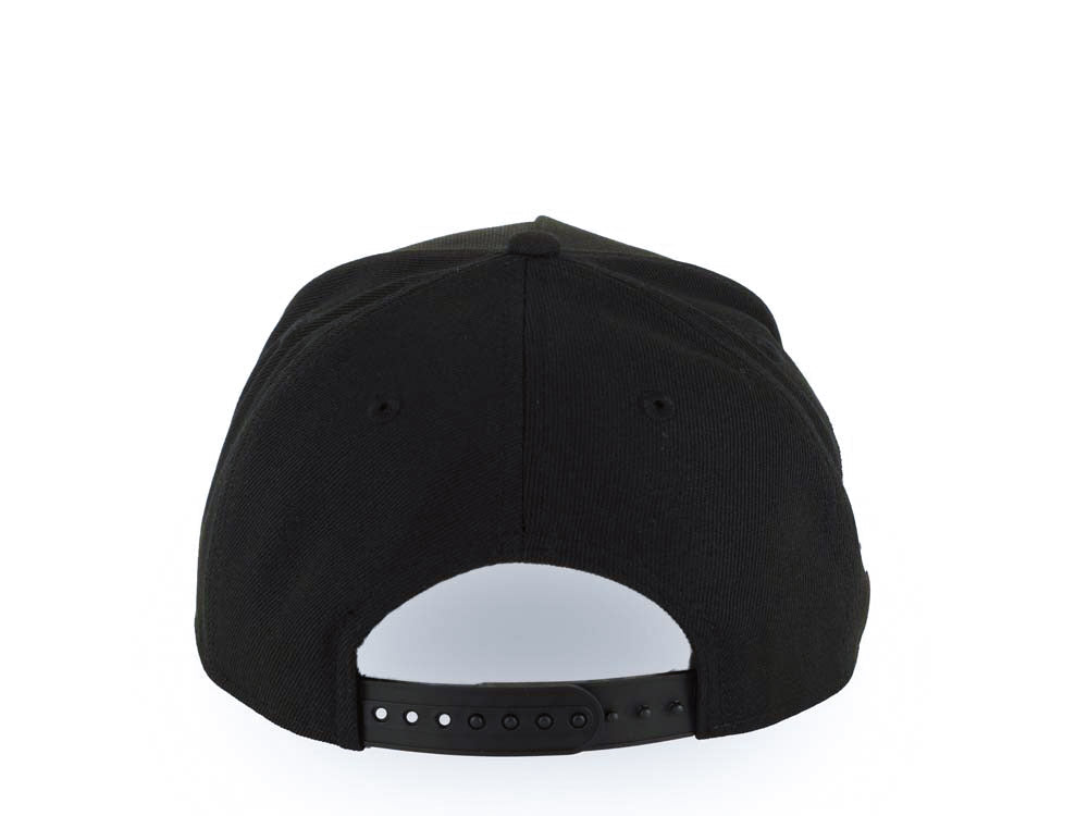New York Yankees New Era MLB 9FORTY 940 Adjustable A-Frame Empire Cap Hat Black Crown/Visor Red/Metallic Gold/Black Logo 1998 World Series Side Patch