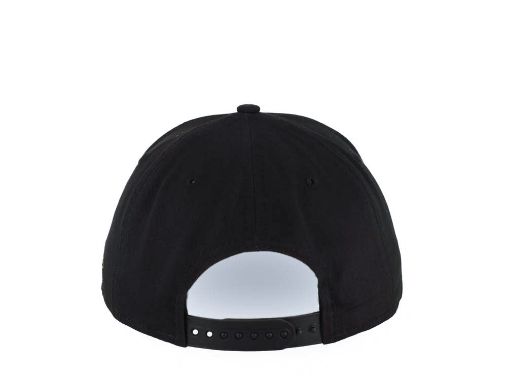 San Diego Padres New Era MLB 9FORTY 940 Adjustable A-Frame Cap Hat Black Crown/Visor Dark Green Logo