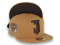 Tijuana Toros New Era LMB 59FIFTY 5950 Fitted Cap Hat Wheat Crown/Visor Brown Logo 10th Anniversary Brown UV