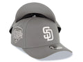 San Diego Padres New Era MLB 9FORTY 940 Adjustable A-Frame Cap Hat Gray Crown/Visor White Logo 1992 All-Star Game Side Patch