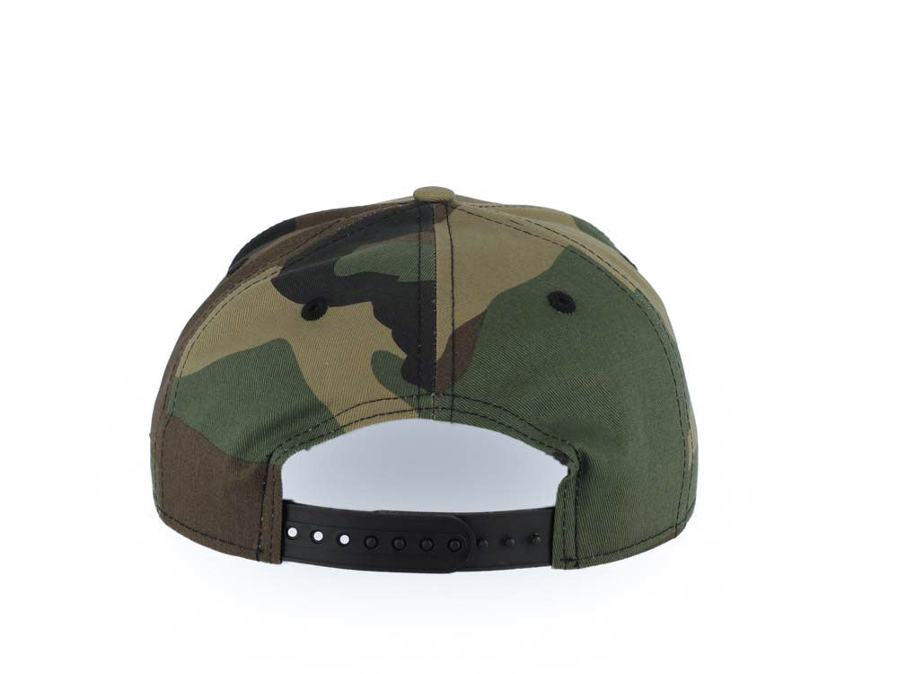 San Diego Padres New Era MLB 9FORTY 940 Adjustable A-Frame Cap Hat Camo Crown/Visor Black Logo