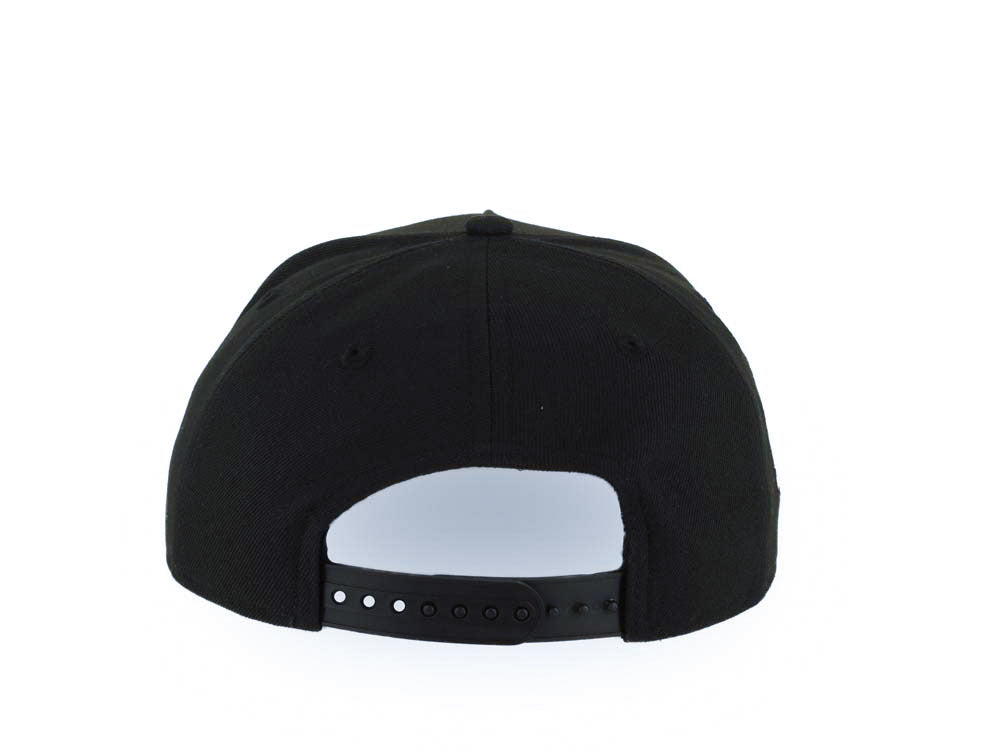 San Diego Padres New Era MLB 9FORTY 940 Adjustable A-Frame Cap Hat Black Crown/Visor White Logo With Palm Trees 40th Anniversary Side Patch