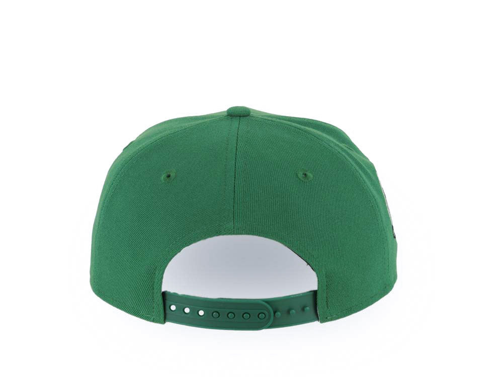 San Diego Padres New Era MLB 9FORTY 940 Adjustable A-Frame Cap Hat Green Crown/Visor Black/White Logo 40th Anniversary Side Patch
