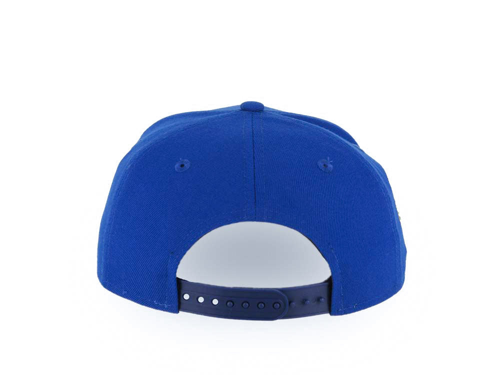 San Diego Padres New Era MLB 9FORTY 940 Adjustable A-Frame Cap Hat Royal Blue Crown/Visor Yellow Logo 25th Anniversary Side Patch Yellow UV