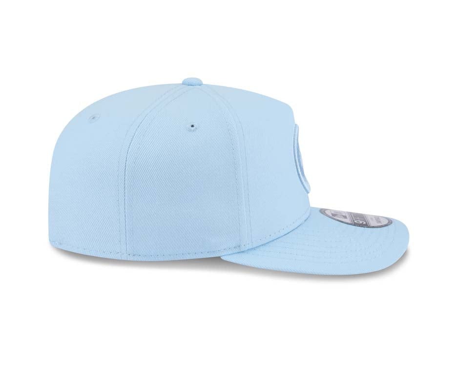 San Diego Padres New Era MLB 9FIFTY 950 Snapback A-Frame Pre-Curved Cap Hat Sky Blue Crown/Visor Sky Blue Logo (Color Pack)