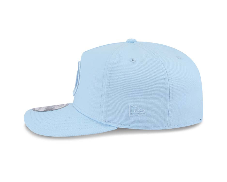 San Diego Padres New Era MLB 9FIFTY 950 Snapback A-Frame Pre-Curved Cap Hat Sky Blue Crown/Visor Sky Blue Logo (Color Pack)