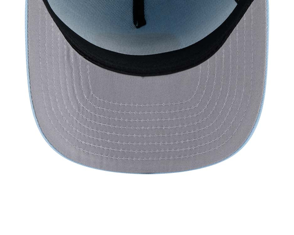 San Diego Padres New Era MLB 9FIFTY 950 Snapback A-Frame Pre-Curved Cap Hat Sky Blue Crown/Visor Sky Blue Logo (Color Pack)