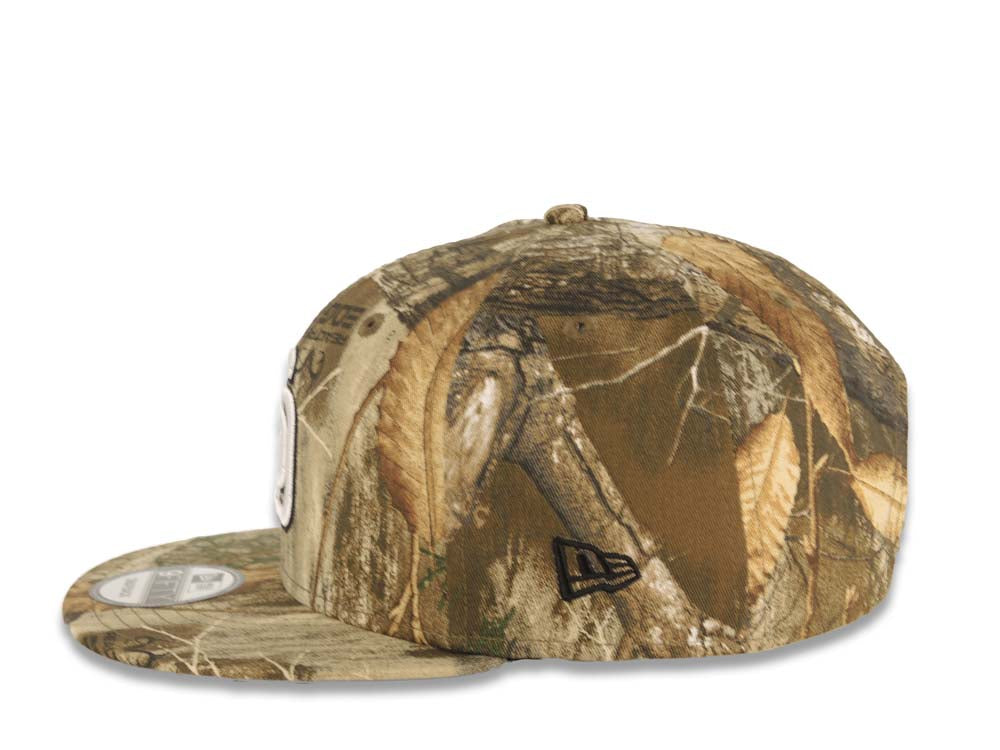 San Diego Padres New Era MLB 9FIFTY 950 Snapback Cap Hat Real Tree Edge Camo Crown/Visor White/Black Logo 1998 World Series Side Patch