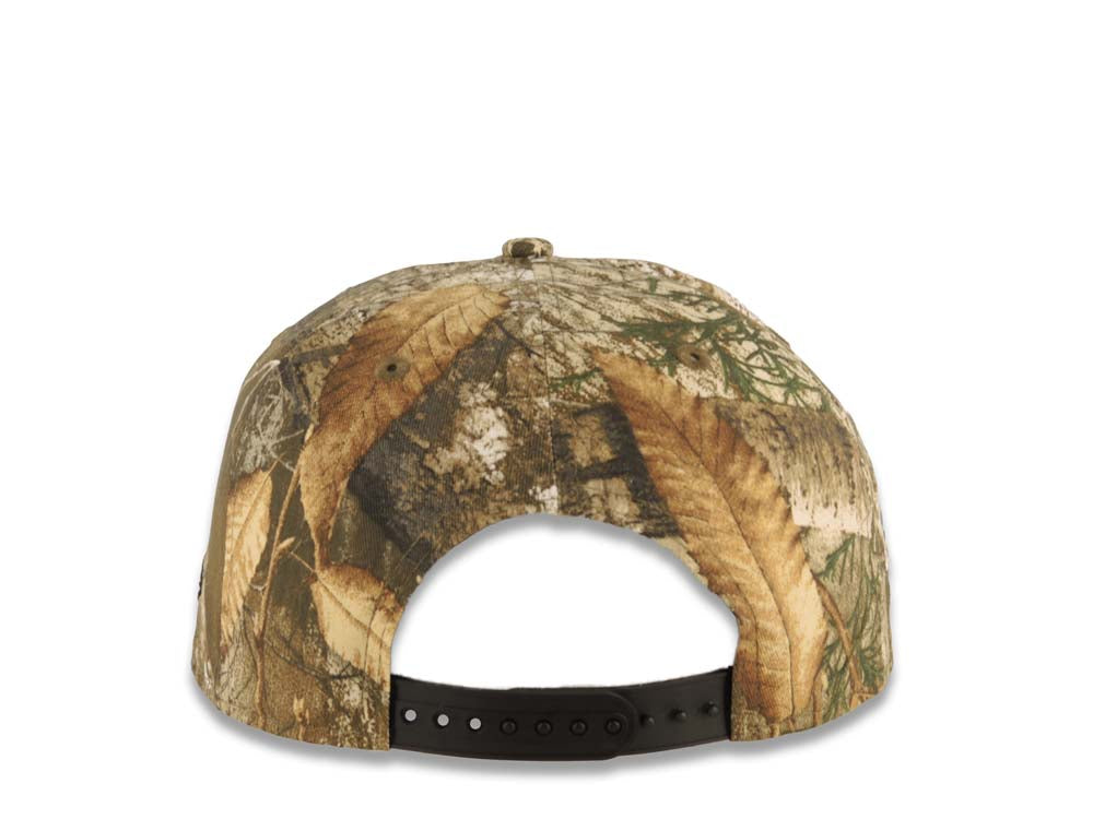 San Diego Padres New Era MLB 9FIFTY 950 Snapback Cap Hat Real Tree Edge Camo Crown/Visor White/Black Logo 1998 World Series Side Patch