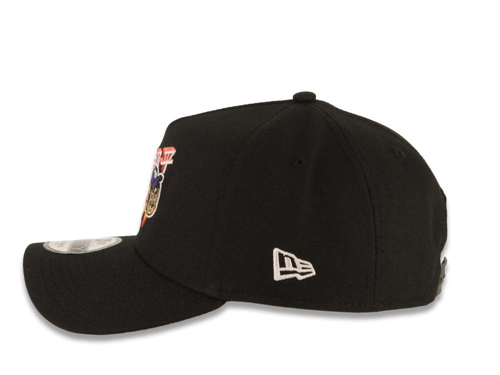 Los Angeles Dodgers New Era MLB 9FORTY 940 Adjustable A-Frame Cap Hat Black Crown/Visor Team Color Shohei Ohtani Logo LA Side Patch