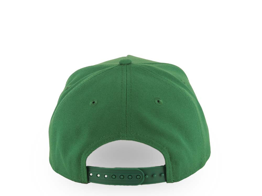 San Diego Padres New Era MLB 9FORTY 940 Adjustable A-Frame Cap Hat Green Crown/Visor White Logo Gray UV
