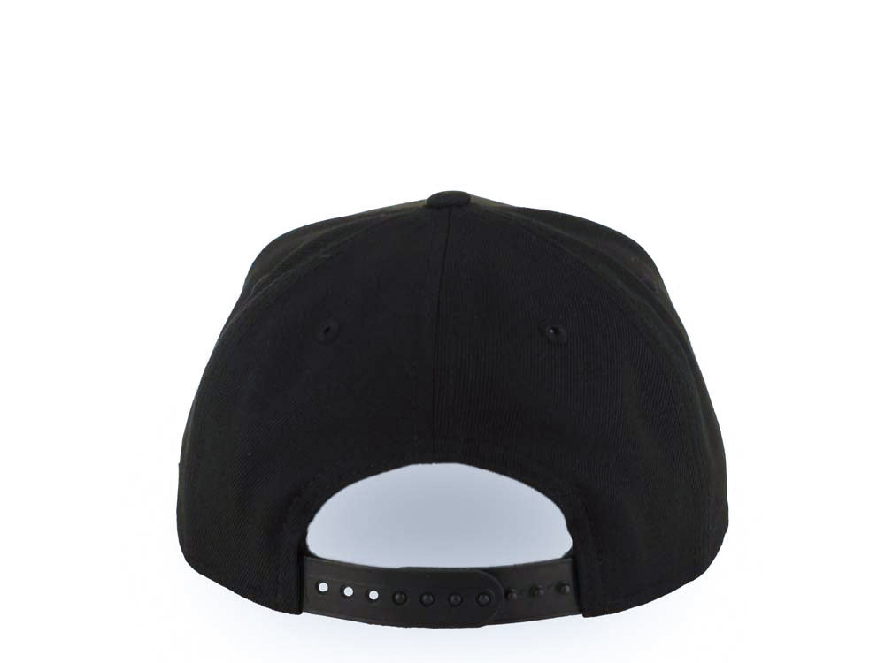 San Diego Padres New Era MLB 9FORTY 940 Adjustable A-Frame Cap Hat Black Crown/Visor Brown/Yellow Baseball Club Logo Gray UV