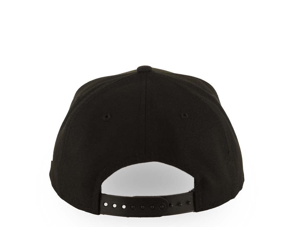 San Diego Padres New Era MLB 9FORTY 940 Adjustable A-Frame Cap Hat Black Crown/Visor Royal Blue/White Logo Gray UV