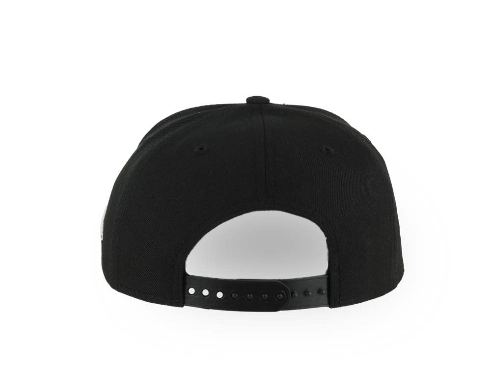 San Diego Padres New Era MLB 9FORTY 940 Adjustable A-Frame Cap Hat Black Crown/Visor Pink Drip With White Logo Gray UV