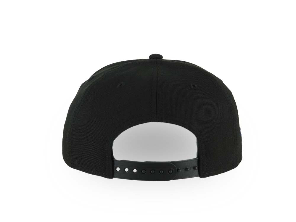 San Diego Padres New Era MLB 9FORTY 940 Adjustable A-Frame Cap Hat Black Crown/Visor White 1969 Major League Baseball Logo 40th Anniversary Side Patch