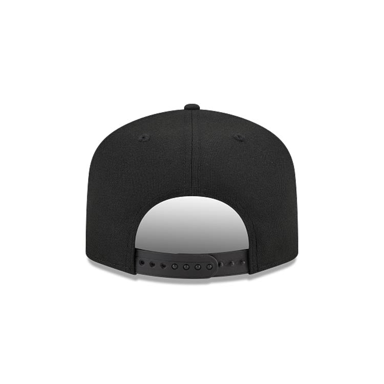 Los Angeles Dodgers New Era MLB 9FIFTY 950 Snapback A-Frame Cap Hat Black Crown/Visor White Logo Gray UV