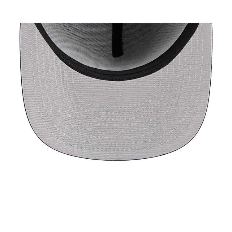 New York Yankees New Era MLB 9FIFTY 950 Snapback A-Frame Cap Hat Black Crown/Visor White Logo Gray UV