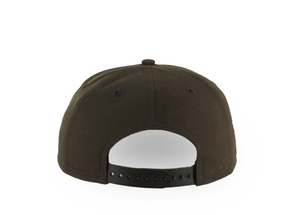 San Diego Padres New Era MLB 9FORTY 940 Adjustable A-Frame Hat Brown Crown/Visor Black/Orange Baseball Club Logo 1992 All-Star Game Side Patch Gray UV