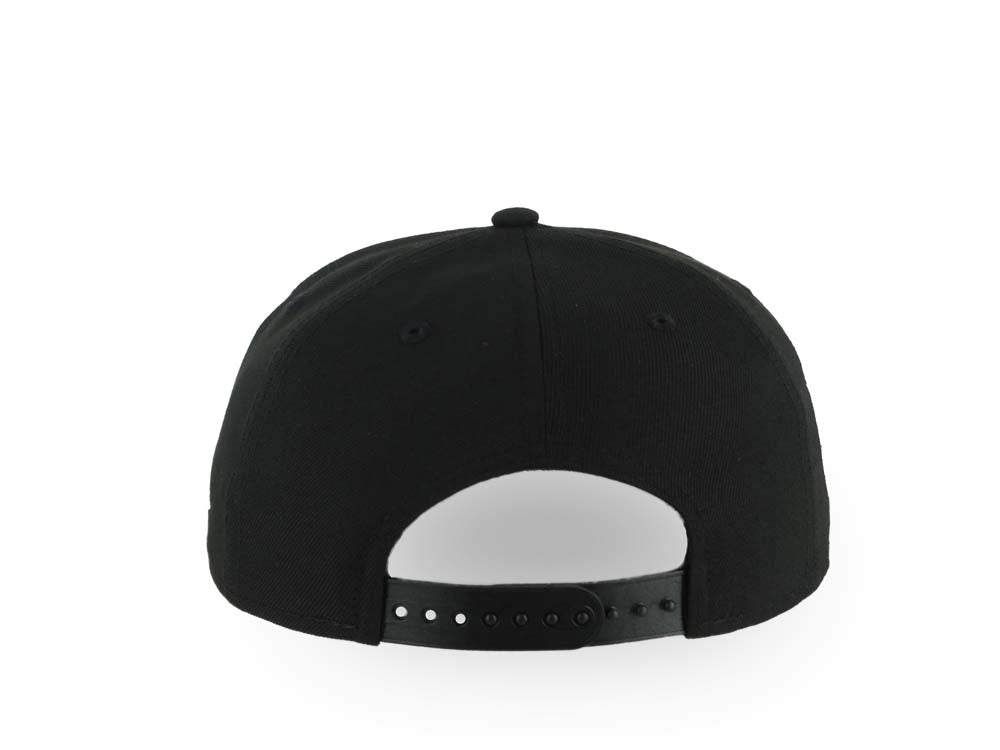San Diego Padres New Era MLB 9FORTY 940 Adjustable A-Frame Hat Black Crown/Visor Black/White Swinging Friar Logo 20th Anniversary Side Patch Gray UV