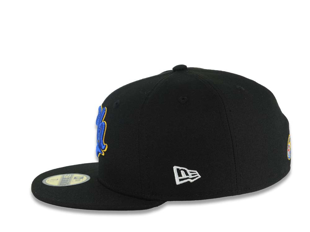 Charros de Jalisco New Era LMP 59FIFTY 5950 Fitted Cap Hat Black Crown/Visor Team Color Logo